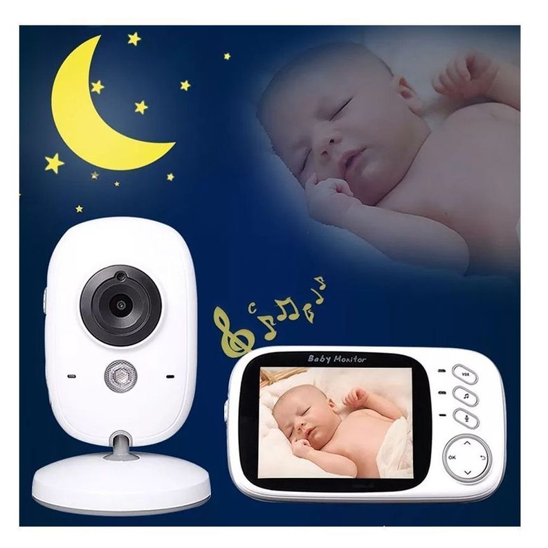 Camara Monitor Bebe Con Microfono VB603 Vision Nocturna-2