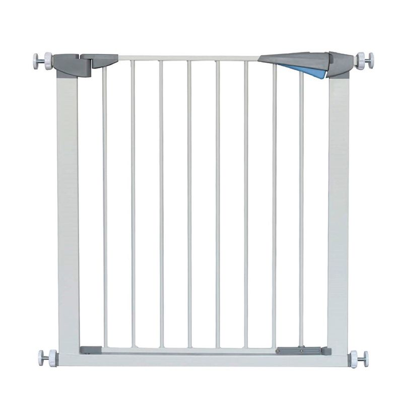 Reja de Seguridad Escalera Para Bebe y Mascotas 69 A 76 Cm. Gris