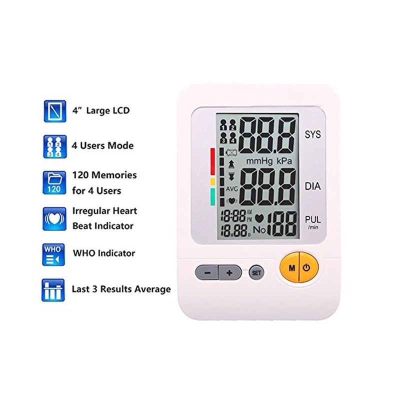 Toma Presion Digital Brazo Arterial Pulso Ritmo Cardiaco-6