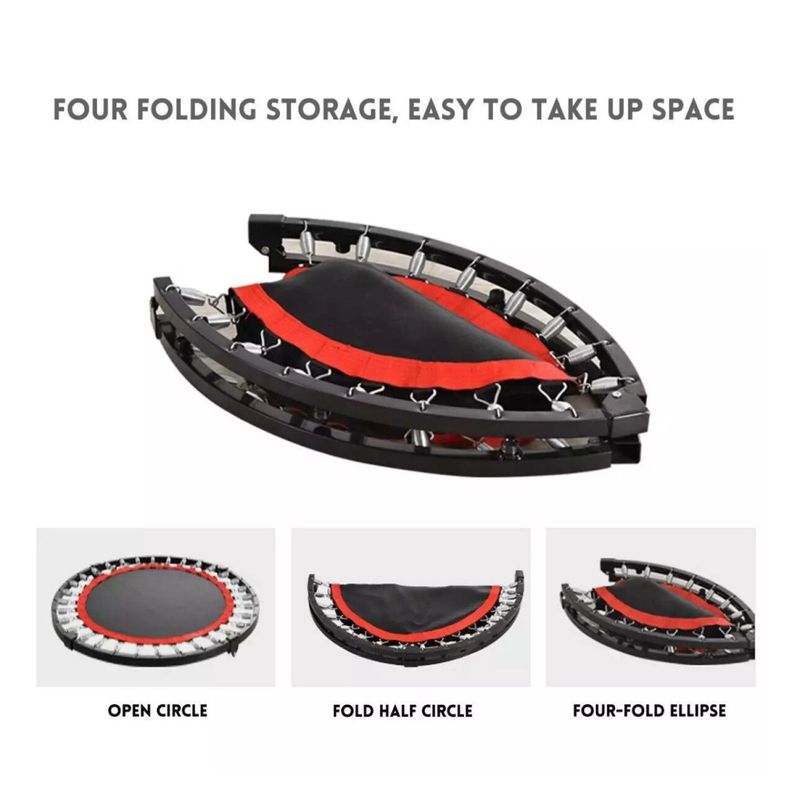 Trampolin con soporte 100 cm, saltarina con cobertor, Power Jump.-2