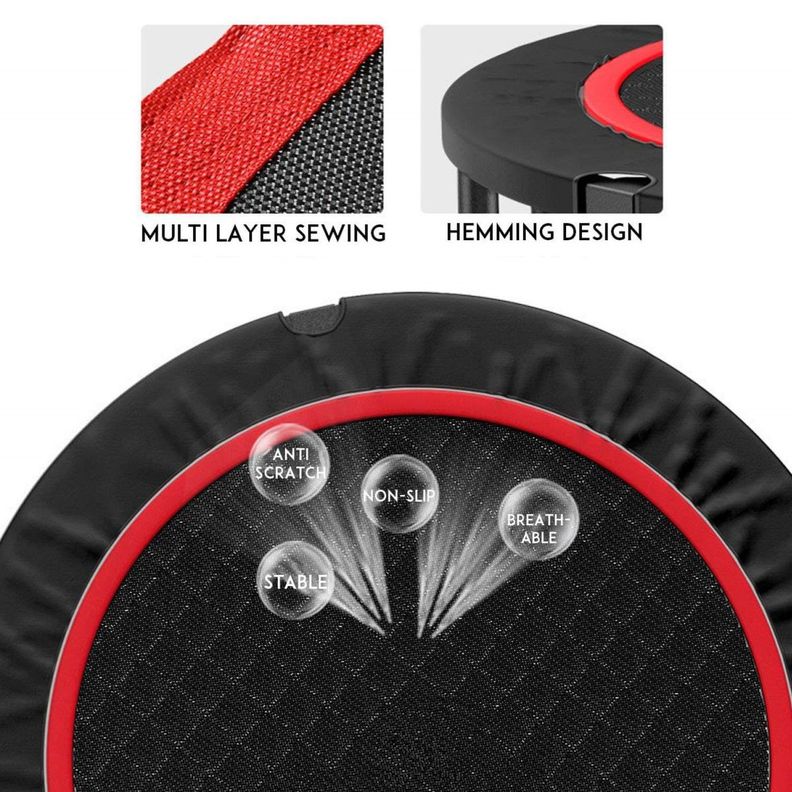 Trampolin con soporte 100 cm, saltarina con cobertor, Power Jump.-3
