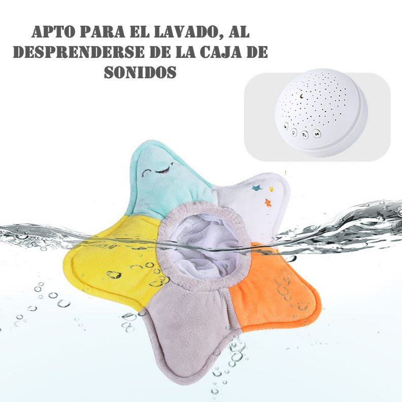 Peluche Juguete Estrella de Mar Ruido Blanco-4