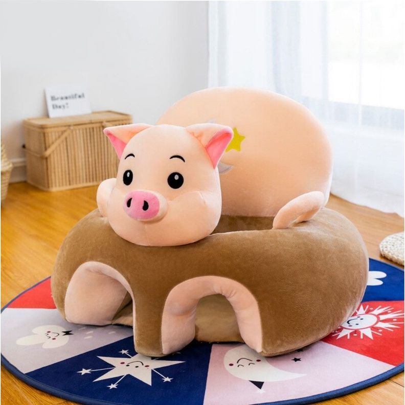 Cojin Asiento Bebe Seguridad Y Apoyo Cerdito-7