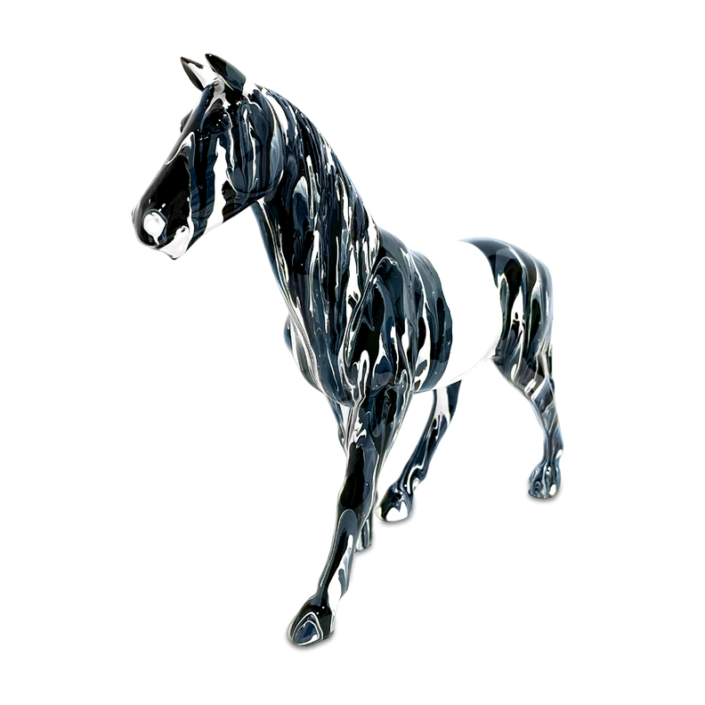 Adorno Escultura Deco Estatua Caballo Abstracto-3