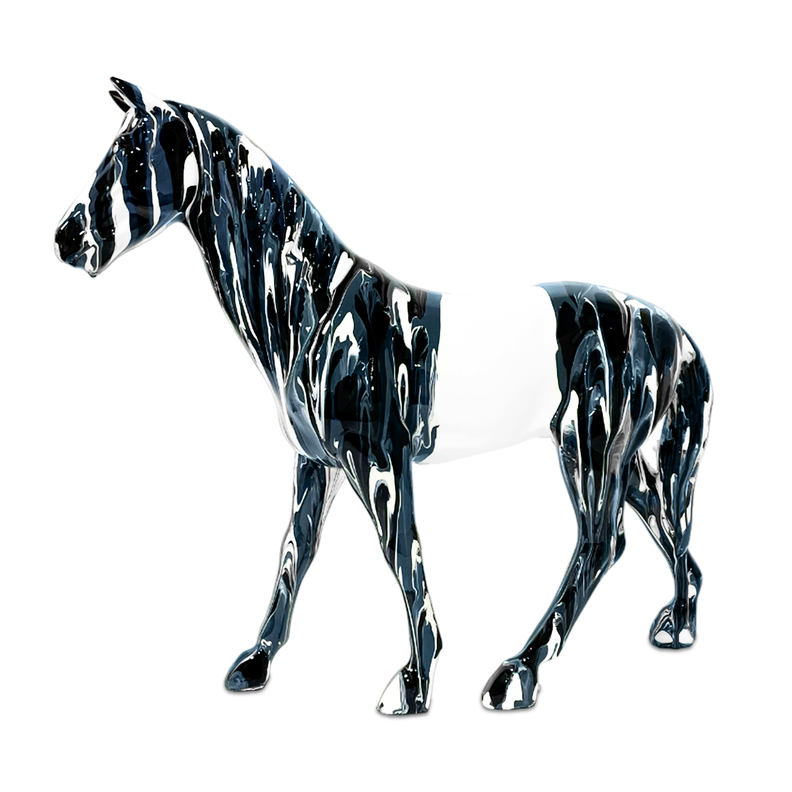 Adorno Escultura Deco Estatua Caballo Abstracto-5