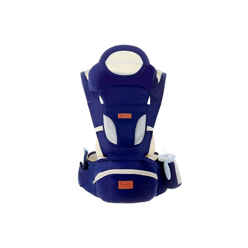 Portabebe Ergonomico con Soporte y Bolso Azul-0