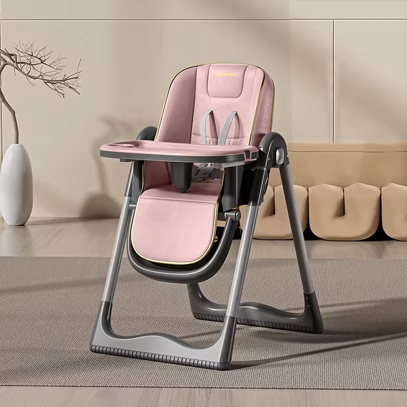 Silla De Comer Respaldo Y Altura Ajustable Plegable S-330-1