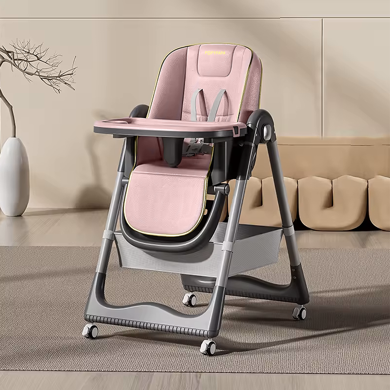 Silla De Comer Respaldo Y Altura Ajustable Plegable S-330-2