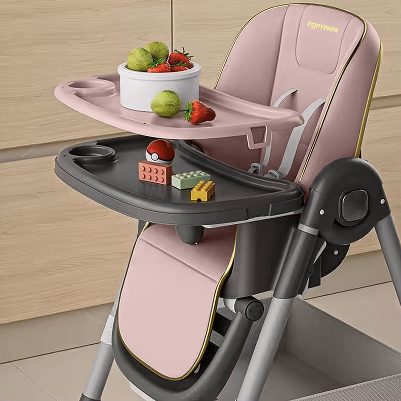Silla De Comer Respaldo Y Altura Ajustable Plegable S-330-5