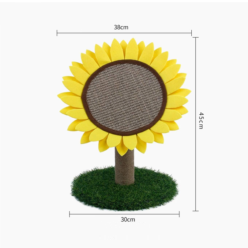 Rascador De Gato Con Forma De Girasol 45 Cm-2