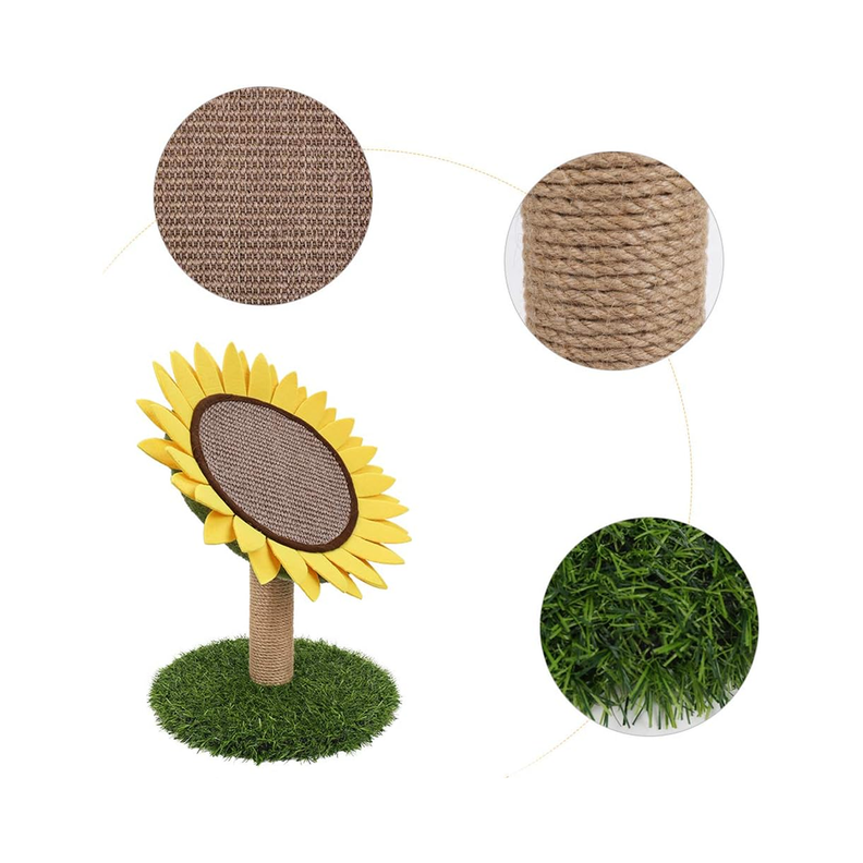 Rascador De Gato Con Forma De Girasol 45 Cm-4