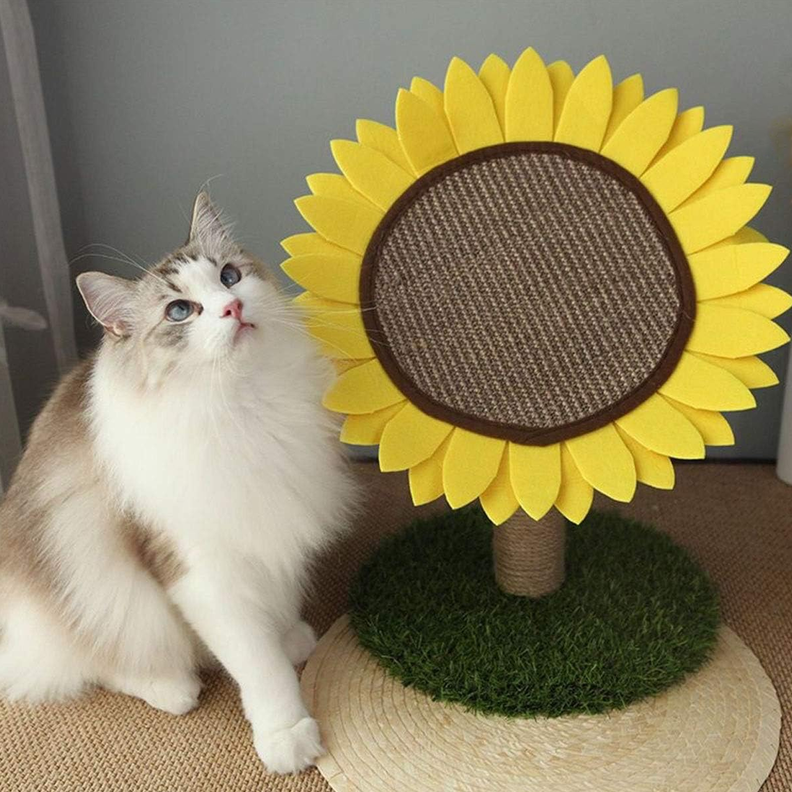 Rascador De Gato Con Forma De Girasol 45 Cm-6
