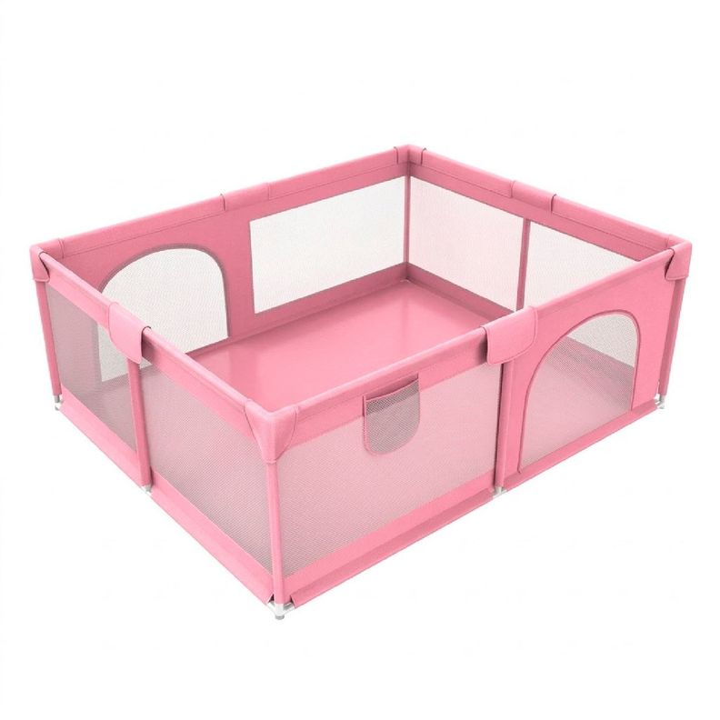 Corral de Seguridad Bebe 180cm Rectangular Rosado 180 CM
