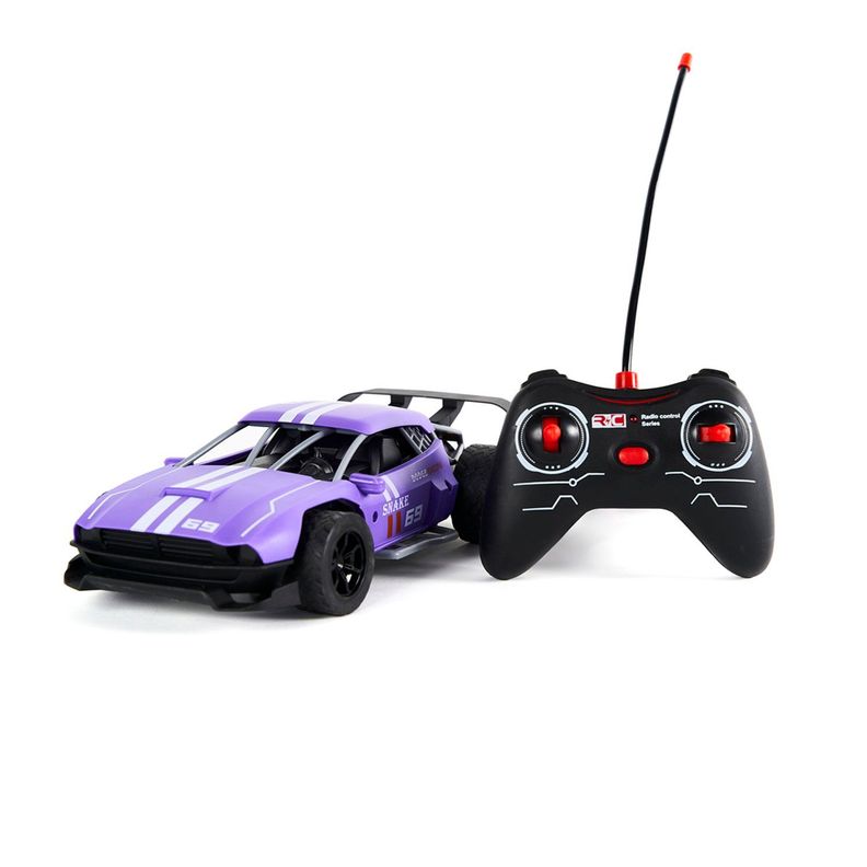 Auto Deportivo a Control Remoto Morado-0