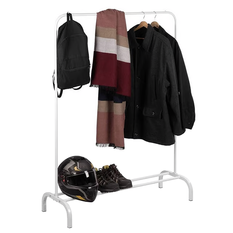 Perchero Colgador de Ropa Simple Metalico Resistente-1
