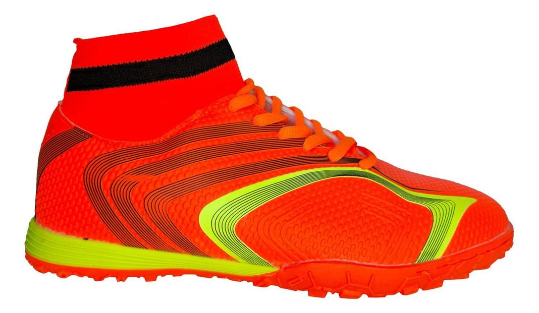 Zapatillas De Fútbol Sala Caña Alta Con Máximo Agarre 7632-0