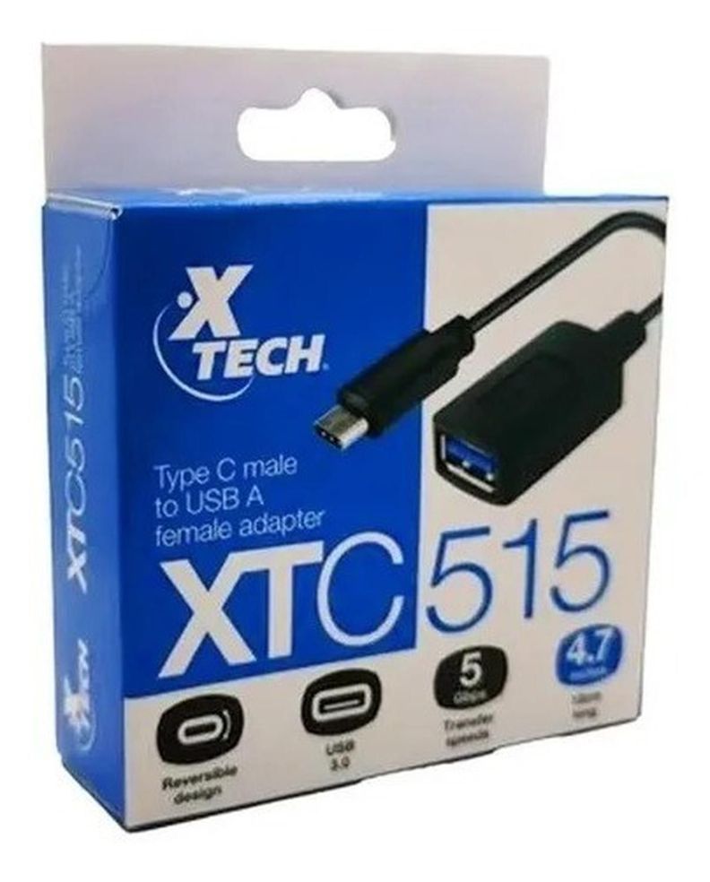 Cable Adaptador Tipo C 3.0 A Usb Xtc-515-1