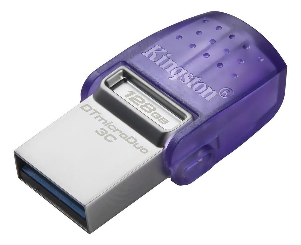 Pendrive Kingston Datatraveler Microduo 3c 128gb 3.2 Gen 1-2