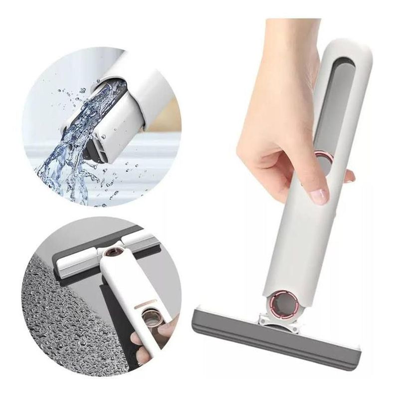 Mini Mopa Trapeador Auto Exprimible Portátil Hogar Plegable-1