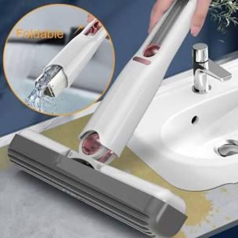 Mini Mopa Trapeador Auto Exprimible Portátil Hogar Plegable-2