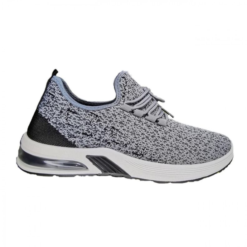 Zapatillas Deportivas Air Running Hombre Gris/Negro 624-1