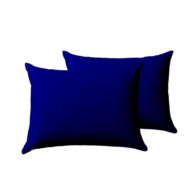 Pack de Almohada 70x40 cm Comodidad para un Sueño Reparador Azul Marino-0