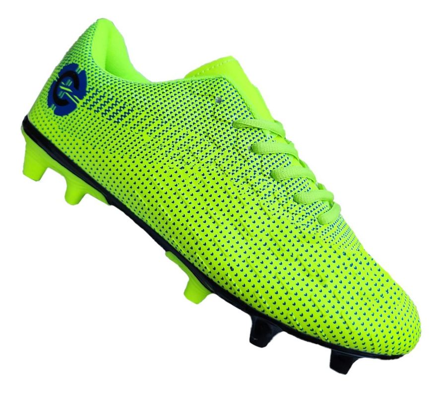 Zapatos Futbol Adulto Full Grass Moda Deportiva Verde 3254-0