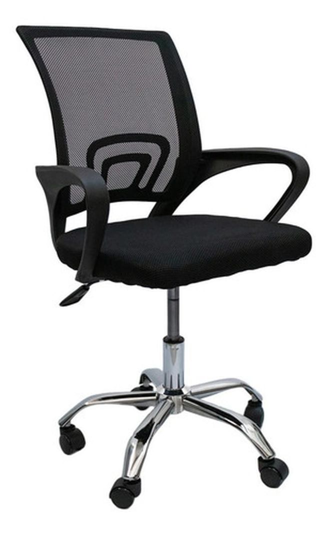 Silla Ejecutiva De Escritorio Para Oficina Ergonómica Negra-0