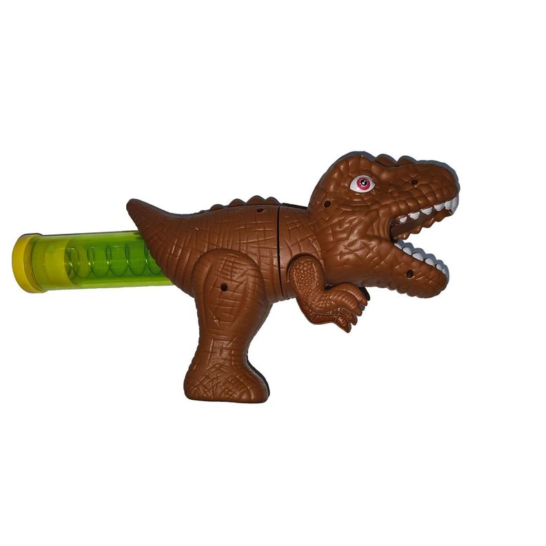 Dinopistola de aire a presión+9 pelotas dinosaurio Cafe-0