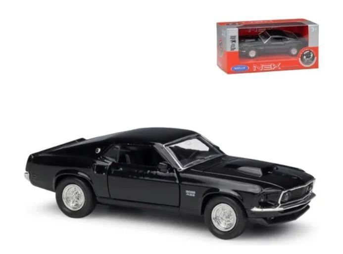 FORD MUSTANG BOSS 429 AÑO 1969 AUTO DE COLECCIÓN ESCALA 1:36-2
