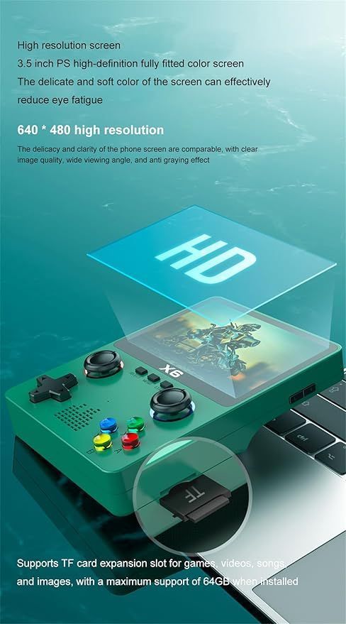 Consola de juegos portátil X6-4