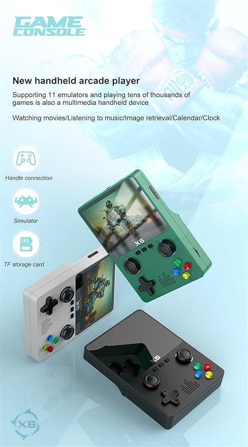 Consola de juegos portátil X6-6