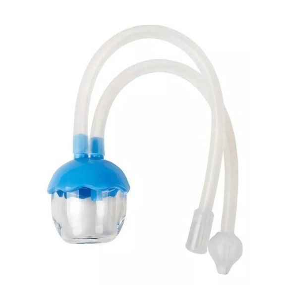 Aspirador Nasal Con Deposito Bth - Zona Medica Color Celeste-0