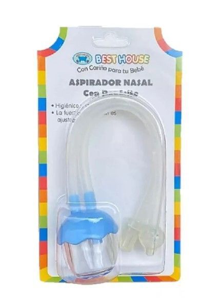 Aspirador Nasal Con Deposito Bth - Zona Medica Color Celeste-1