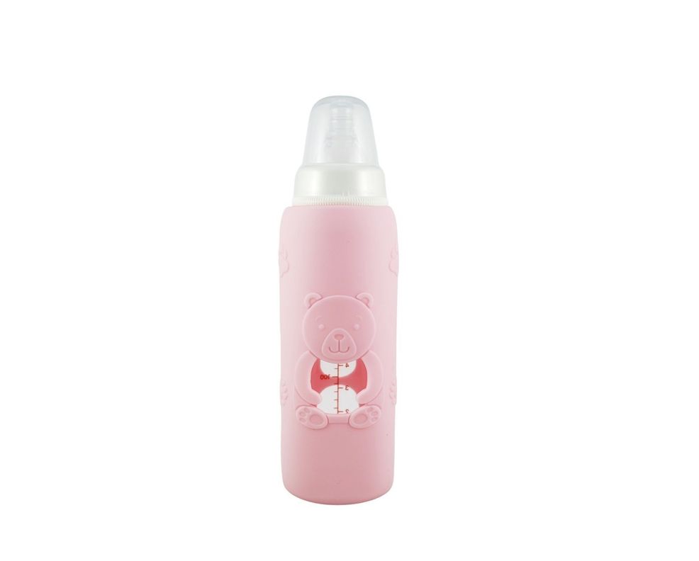 Funda protectora de silicona – Mamadera PIGEON Flexible 240ml-0
