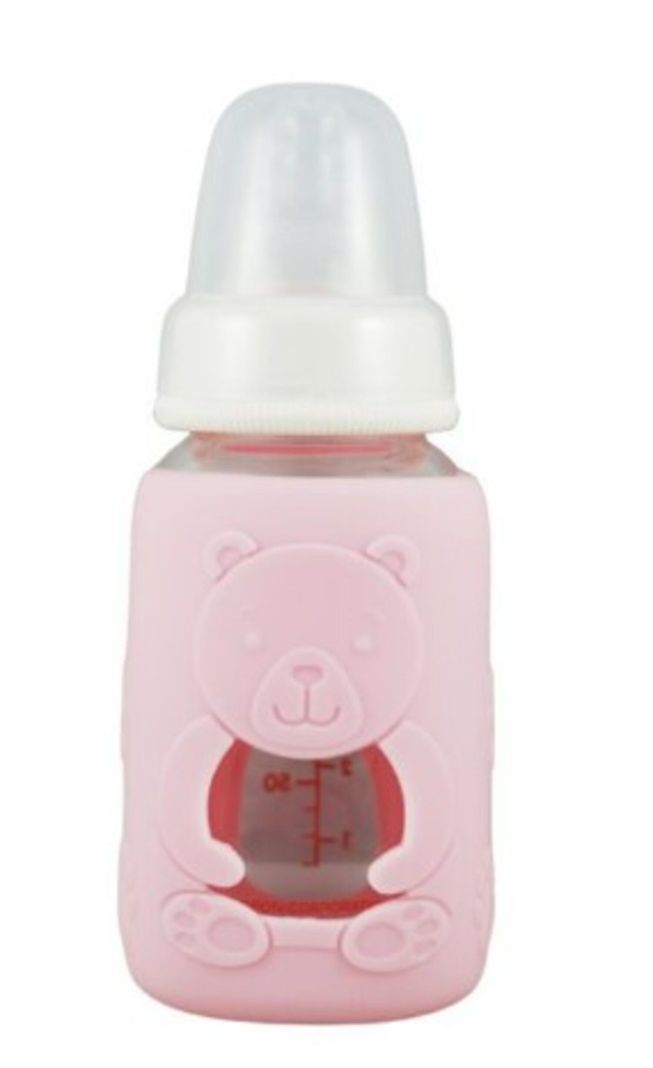 Funda Protectora de Silicona -Mamadera PIGEON Flexible120ml-0