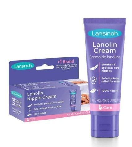 Crema de lanolina para pezones agrietados-0