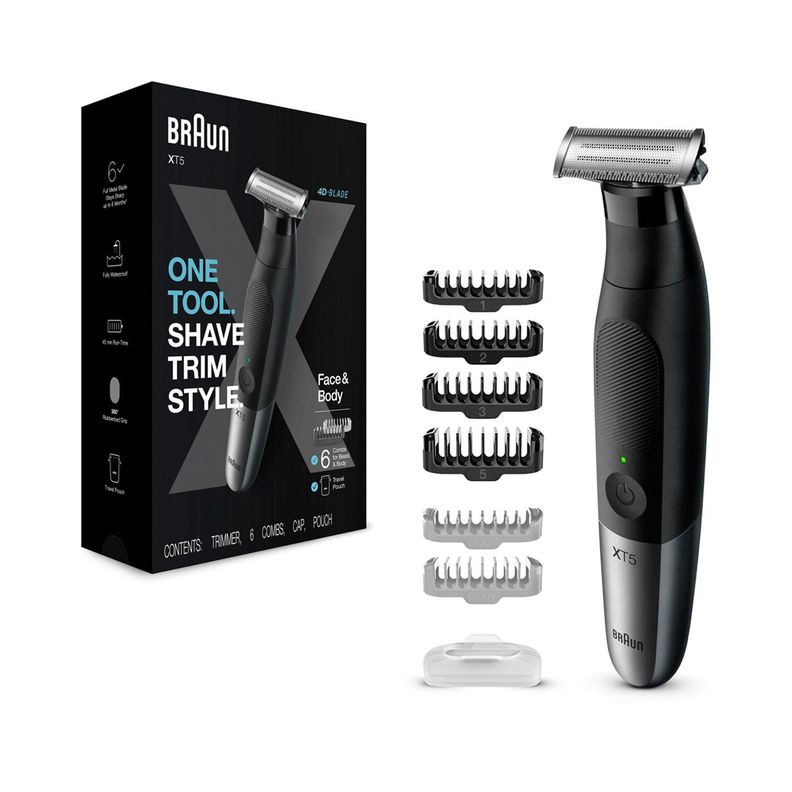 Recortadora de Barba Braun XT5200 BlkSpcGry BOX-1