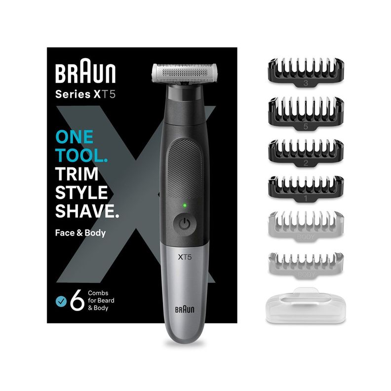 Recortadora de Barba Braun XT5200 BlkSpcGry BOX-2