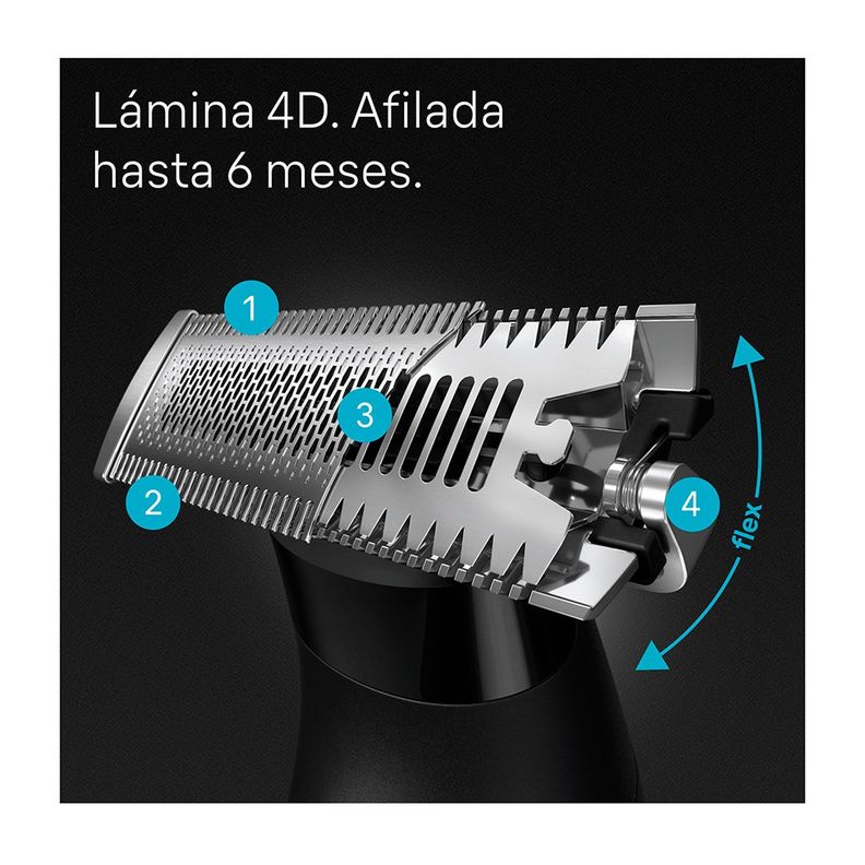 Recortadora de Barba Braun XT5200 BlkSpcGry BOX-3