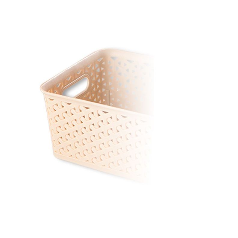 Canasto Organizador Ratan Beige Pequeño-2