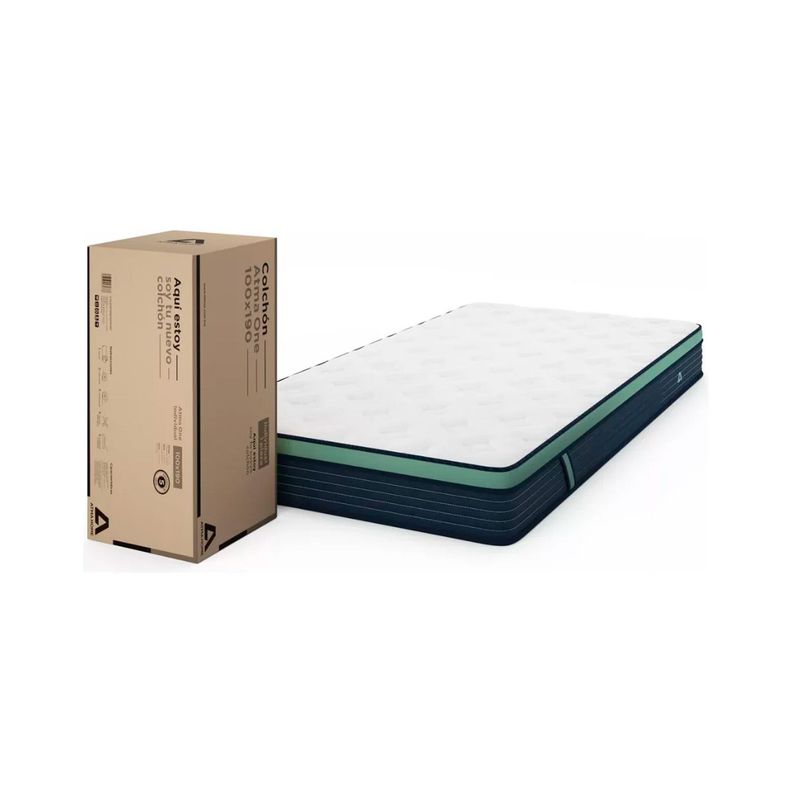 Colchon de Resortes Atma One Individual 1 Plaza 90x190-0