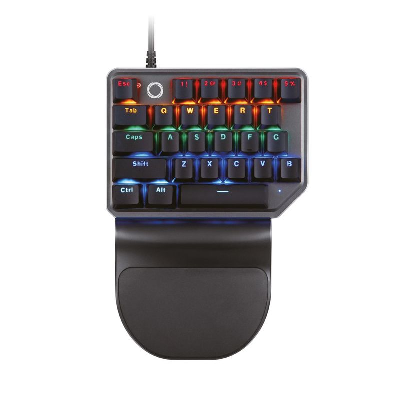 Teclado Gamer Una Mano Nibio One Mecanico Luces RGB Switch-0