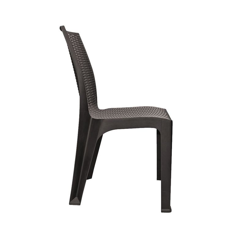 Silla Ratan Corsa Sin Brazos Café-1