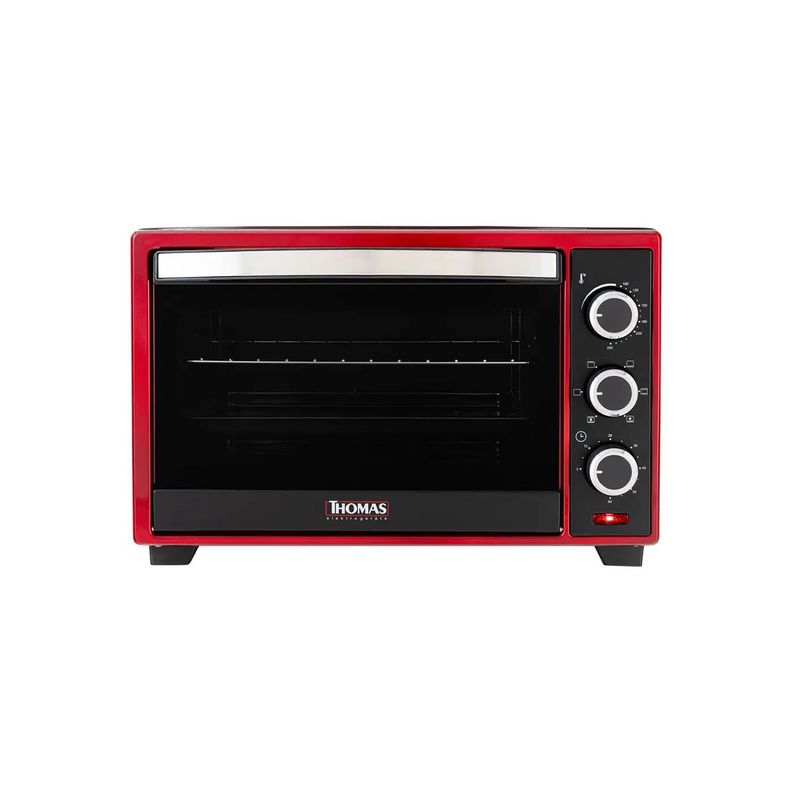 Horno Eléctrico Thomas TH-26R Rojo 25 Lt 1600W-0
