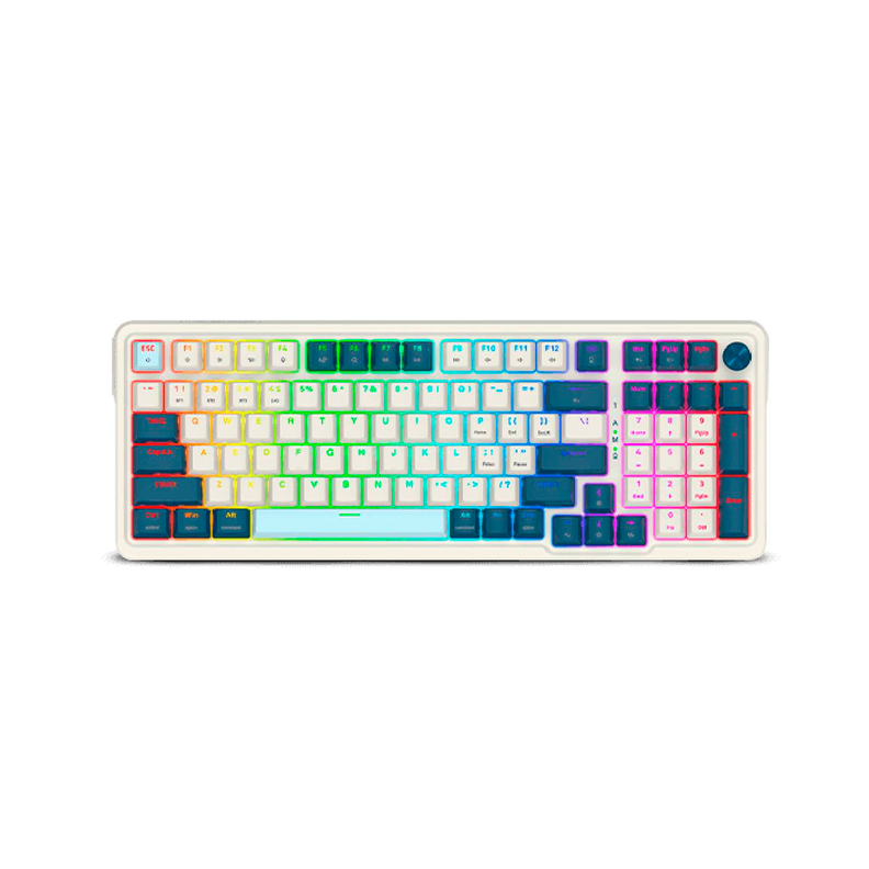 Teclado Gamer Redragon Eisa K686WB RGB PRO White/black-0