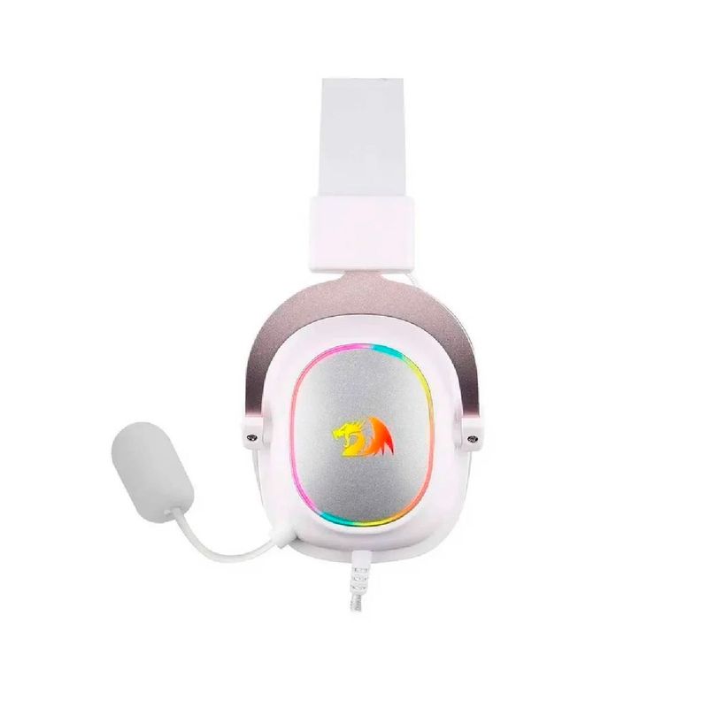 Audífonos Gamer Redragon Zeus X H510W RGB White USB-1