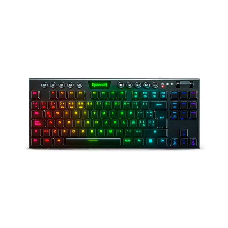 Teclado Gamer Redragon Horus Tkl Wireless RGB Español Red Switch-0