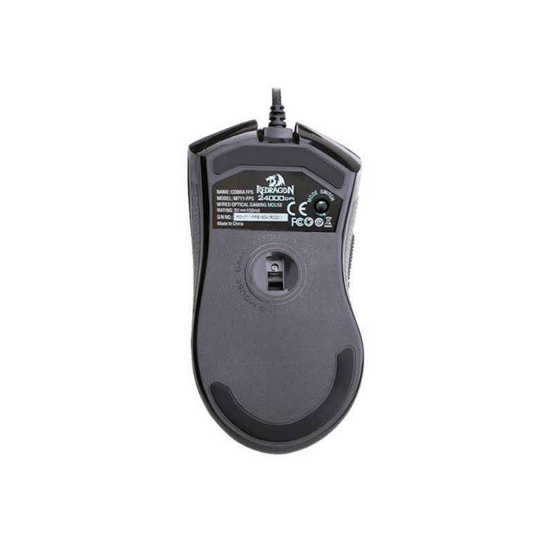 Mouse Gamer Redragon Cobra Black M711 RGB-2
