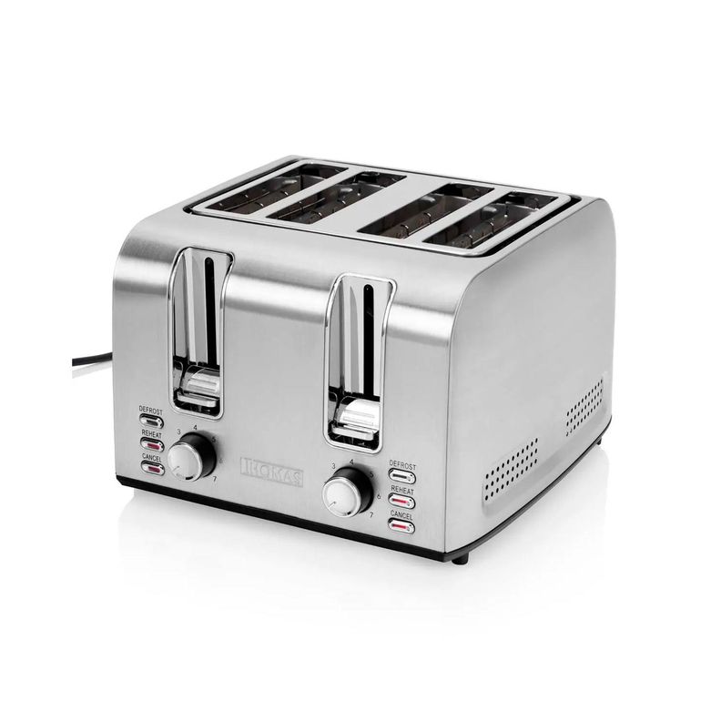 Tostador Thomas TH-133i 4 Rebanadas Acero Inox 1500W-1
